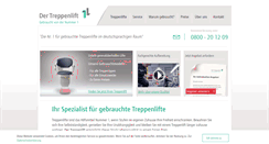 Desktop Screenshot of dertreppenlift.at