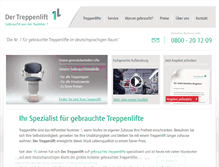 Tablet Screenshot of dertreppenlift.at